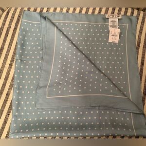 NWT J. Crew Silk Oversized Bandana Square Scarf SOLD OUT